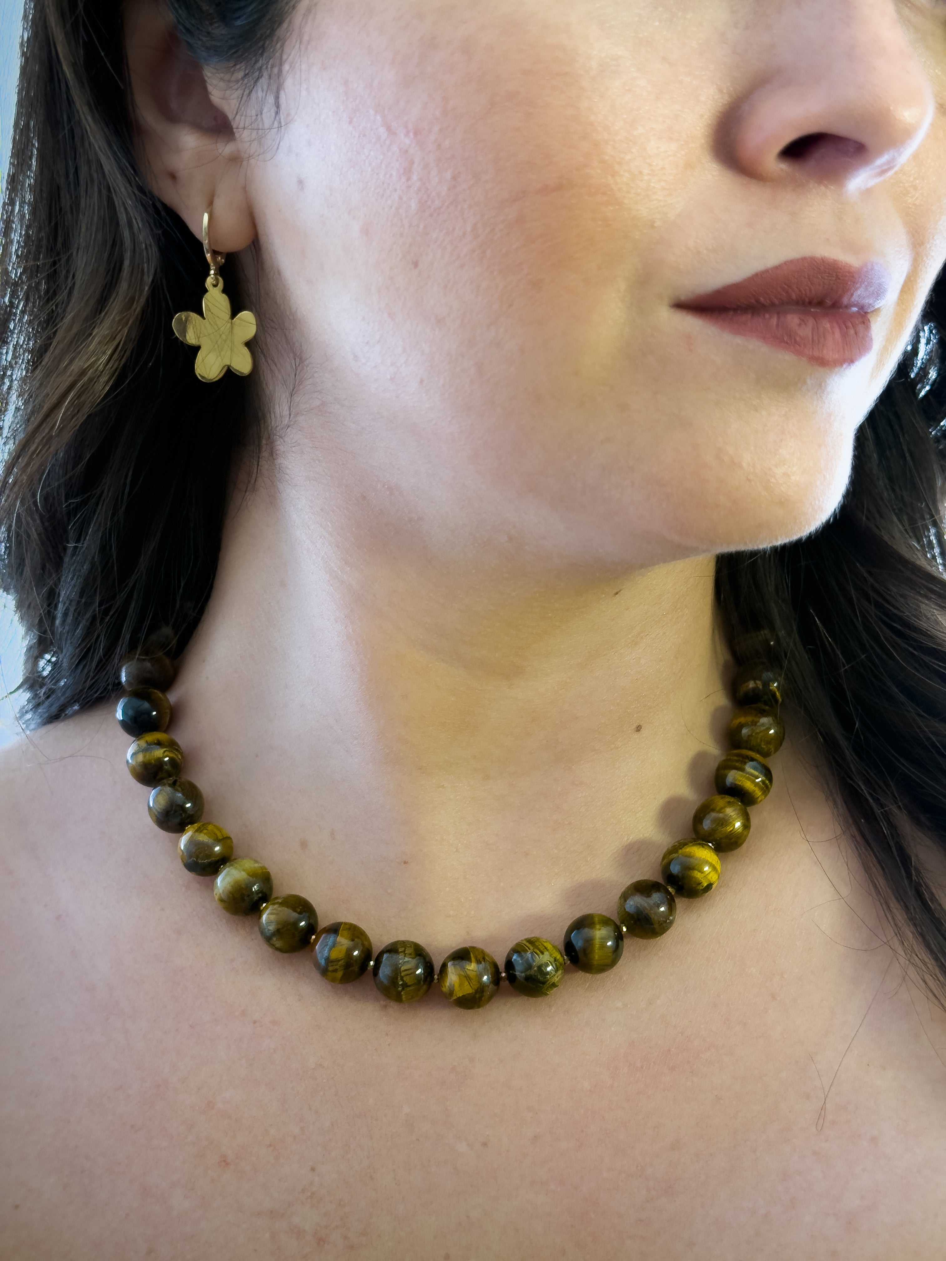 Collar Tiger’s Eye|Ojo de Tigre Natural