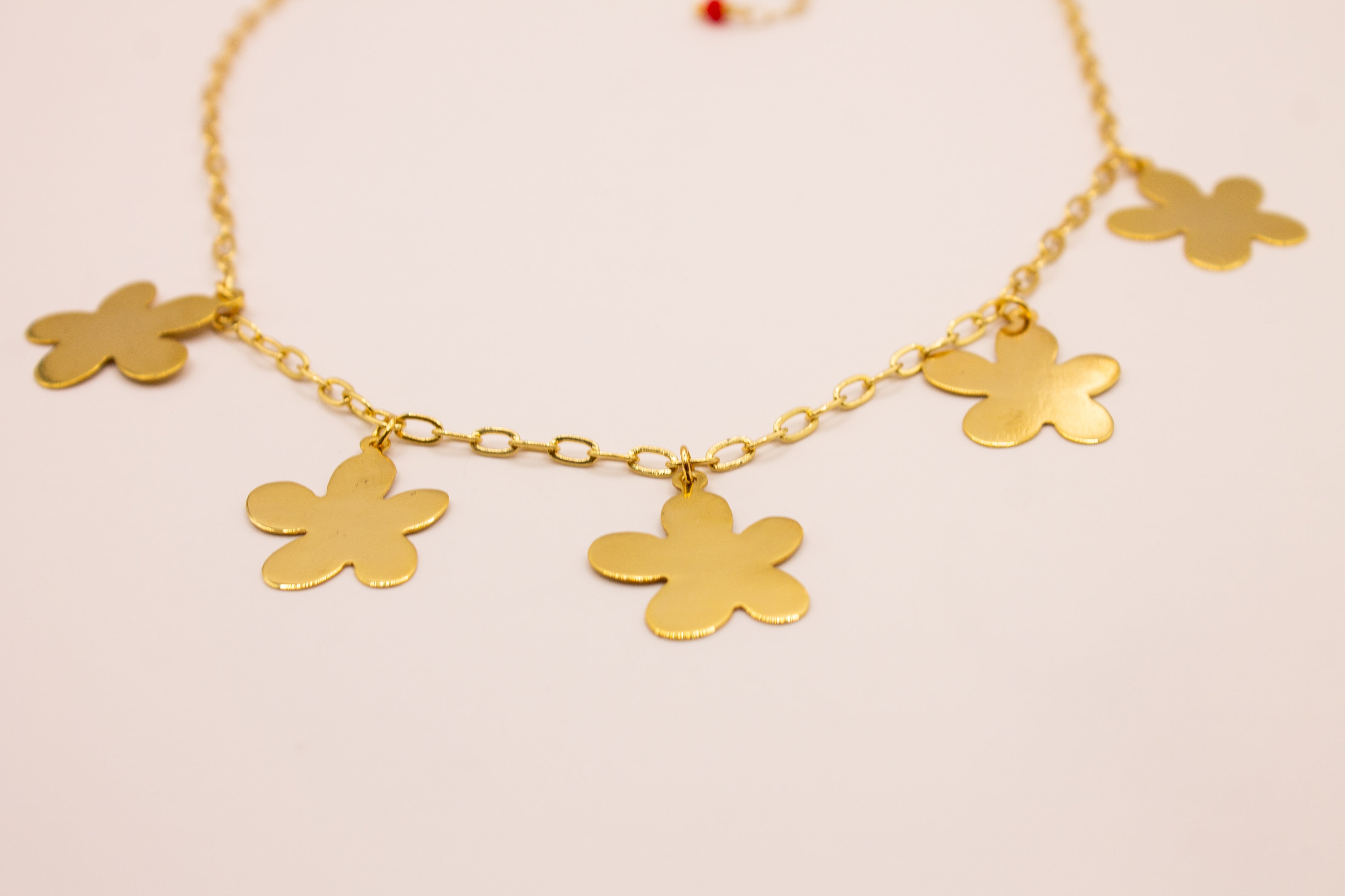 Collar Flowers Gold