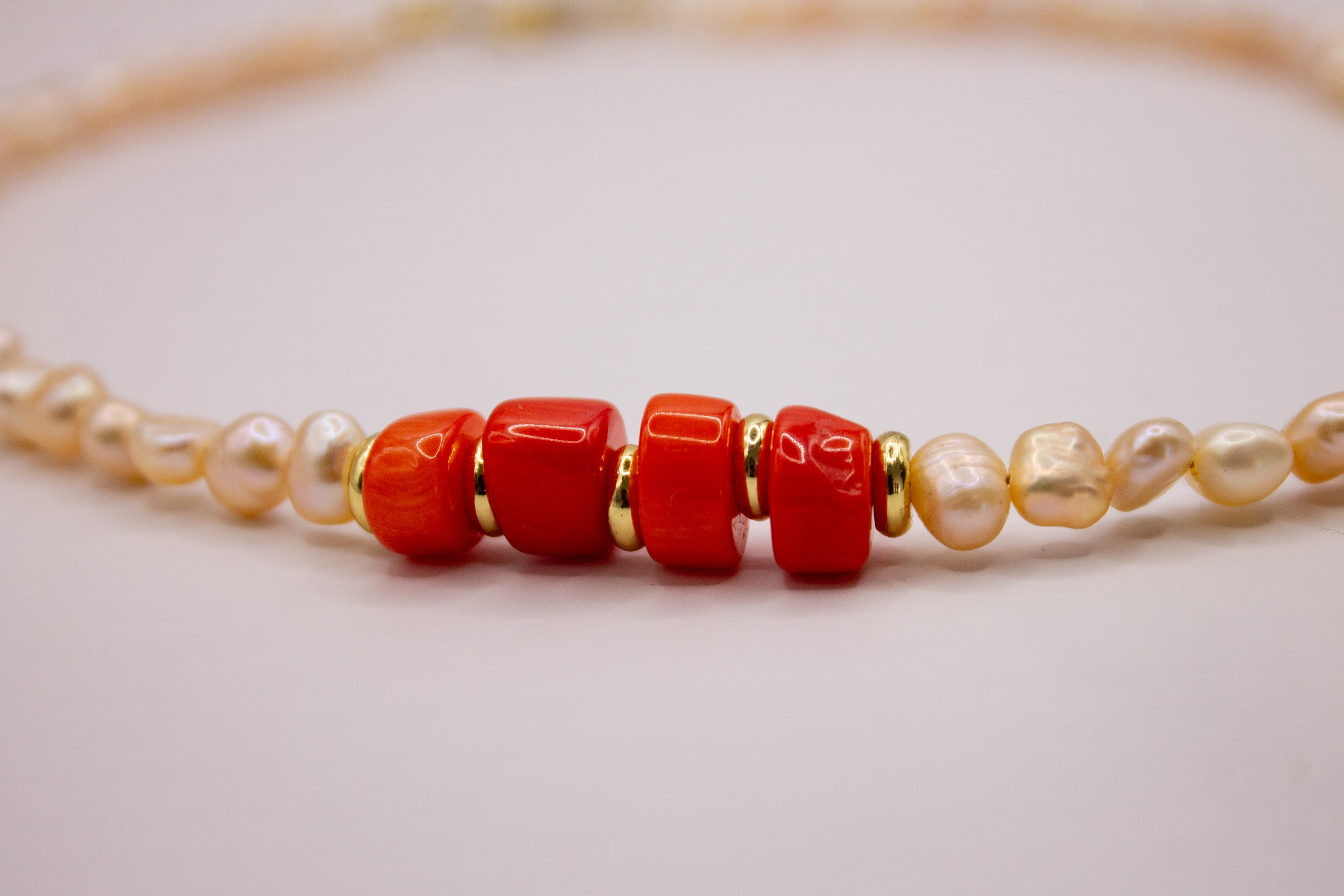 Collar Amanecer Coral
